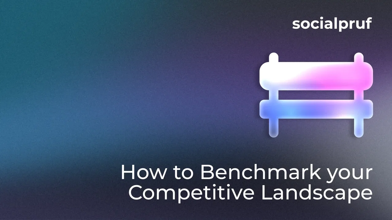 How to benchmark your competitive landscape with Socialpruf