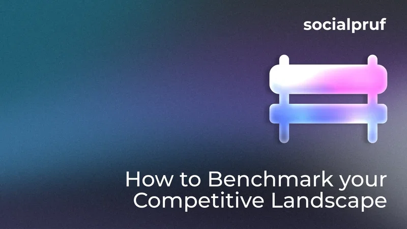 How to benchmark your competitive landscape with Socialpruf
