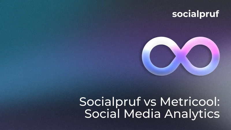 Socialpruf and Metricool compared for social media analytics and competitor tracking