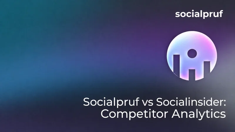 Socialpruf and Socialinsider compared on competitor social media benchmarking