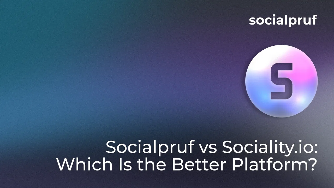 Socialpruf and Sociality.io compared as end-to-end social media platforms