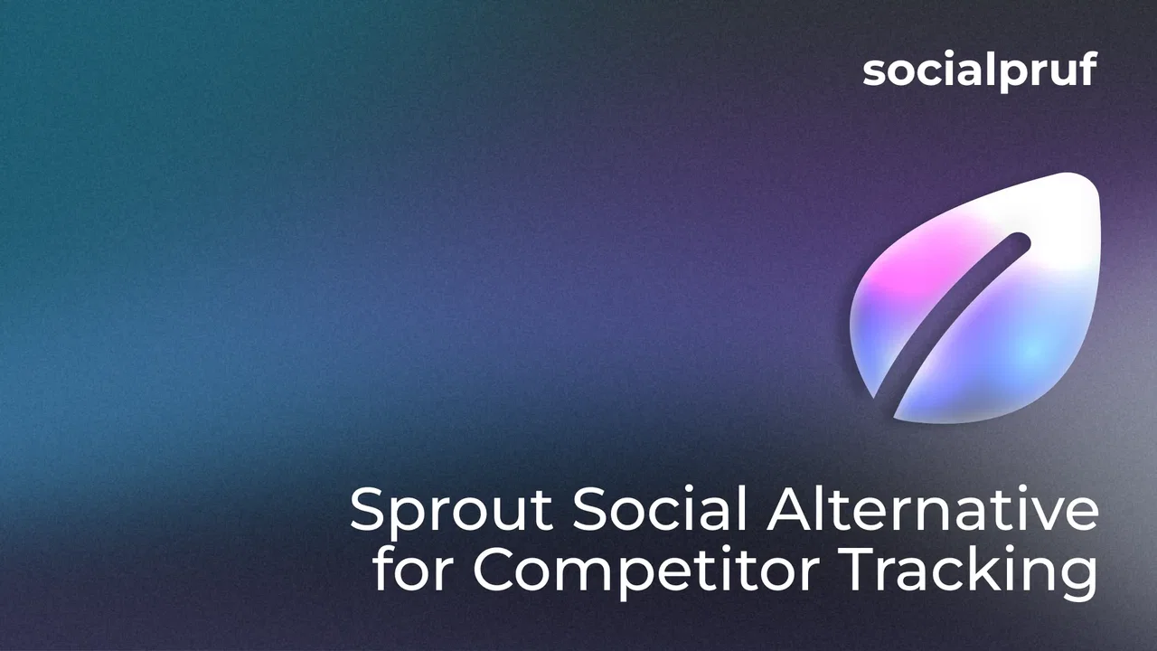 A Sprout Social alternative for tracking competitor social media accounts
