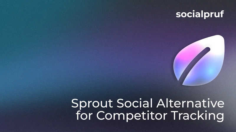 A Sprout Social alternative for tracking competitor social media accounts