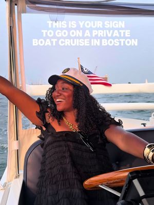 🚤 Spontaneous Boston adventure idea! We went on a double date with @Boston Electric Boats and it was such a vibe. We brought sushi, Uno, and drinks, and cruised through Boston Harbor and the Seaport waterfront with skyline views you can’t beat. ✨ Two ways to cruise: ⚓ Captain Provided Charter – Starting at $639 | 2 hrs | Max 6 passengers. A licensed captain does all the work so you can sit back, relax, and enjoy the ride. 🛥 Be Your Own Captain Rental – Starting at $439 | 2 hrs | Max 6 passengers OR $499 | 2 hrs | Max 12 passengers. You or someone in your crew takes the wheel and navigates your own route! 🍹 Bring your own food & drinks, play your own music, and make it a date night, celebration, or friends’ day out. 📍 Cruise Boston Harbor, the Seaport waterfront, and more. Check the website for info on pricing and FAQs.  #bostontiktok #bostoninfluencer #BostonHarbor #BostonSummer #BostonThingsToDo #bostonactivities #BostonDateNight #SeaportBoston #BostonBucketList
