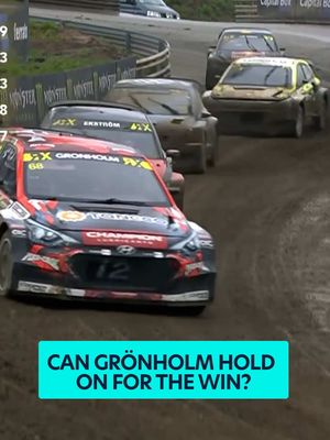 Could Niclas Grönholm hold on for a home win in Finland? Relive the final lap of Kouvola 2020! #WorldRX
