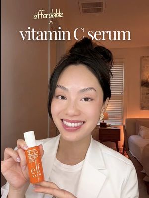 as a derm, I’ve tried my fair share of vitamin C serums - and this $17 one from @e.l.f. Cosmetics honestly surprised me. the texture, the glow, even the scent… 👀 veryyy familiar (in the best way). same key ingredients, less drama for your wallet. effective skincare can be affordable 🧡 #elfPartner #elfSKIN #vitaminCskincare #skincareonabudget #brightening