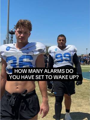 How many alarms do you need???  #abcxyz #fyp #wakeup #alarm #football 