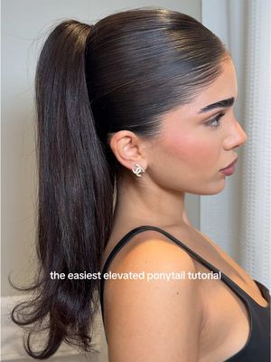 the ONLY way I’ll ever wear my hair in a ponytail I swear… #hairstyletutorial  products: - @Dae Hair styling cream - @Redken strong hold hairspray