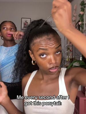 Love my ponytail tho 😭 #chelseasvanity #relatable #fyp 