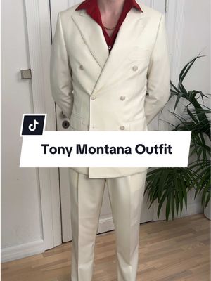 How to dress like Tony Montana in Scarface 🎬 What do you guys think about this outfit? #menswear #mensstyle #mensfashion #menssuit #scarface #tonymontana