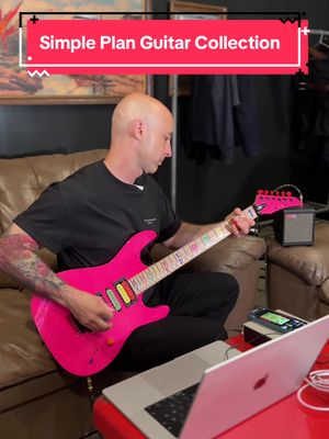 Which @Simple Plan axe is your favorite? 🤔 #guitar #simpleplan #positivegrid 