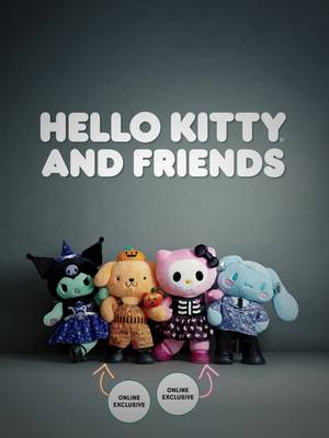 THEY'RE ALIVE!!! Ok, not actually, but our NEW @hellokitty and Friends Halloween Collection is now available☠️🎃 Links in bio. @sanrio *Skeleton Hello Kitty and Pumpkin Pompompurin are online exclusives. #HelloKittyandFriends #TheStuffYouLove #Sanrio #buildabear #plushiesoftiktok