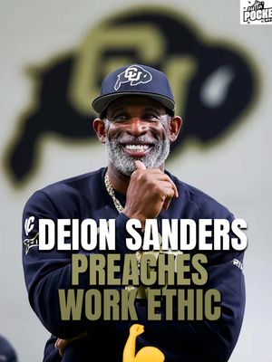 Deion Sanders preaching the importance of work ethic 💪  #deionsanders #nfl #viral  #fyp #foryou 