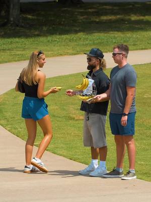 You can keep the banana 