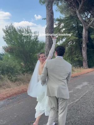 Best decision ever 🥹🤍 #destinationwedding #italywedding #2025bride #bridetobe #tuscanwedding 