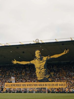 We’ll remember you when you walk in fields of gold. 💛 #Wolves #DiogoJota