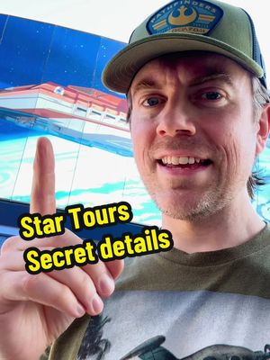 A Star Tours secret detail I never noticed! @Disney Parks #disneyland #starwars #starwarsfan #disney 