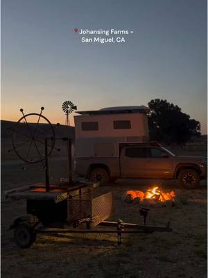 Farm to table 🏕️💫 📹 @wherespoppie  ‘’The sweetest hosts and this place was a dream,the perfect summer night and incredible landscape, we were able to get meat from the ranch itself - truly farm to table!’’ find it on Hipcamp📍Johansing Farms, San Miguel, CA  - #everywhereyouwanttocamphipcamp #camping #nature #travel #adventure #Hiking #Outdoors #campinglife #outdoor #camp #explore #camper #vanlife #offroad #roadtrip  #campervan #wanderlust #glamping #campfire #creatorsearchinsights 