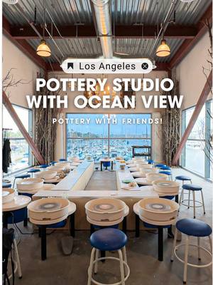 Pottery + ocean view 🌊✨ @bitterrootpottery new spot by the coast is pure magic, sunlight, sea breeze, and so many fun classes. Would you try pottery here？ Bitter Root Pottery Aqueous @bitterrootpottery  4655 Admiralty Way suite 200, Marina Del Rey, CA 90292 #hiddengems #hiddengem #california #thingstodo #thingstodoinla 