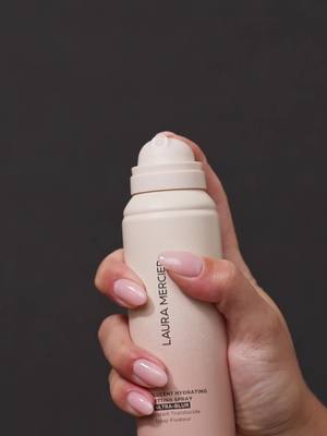 The spray that never stops. ​ ​ 💧 Continuous mist – no pumping needed​ 💧 24HR setting, shine control & hydration*​ 💧 White Lily Extract soothes and prevents oxidation ​ ​ Mist for yourself – get new Translucent Hydrating Setting Spray on LauraMercier.com. 