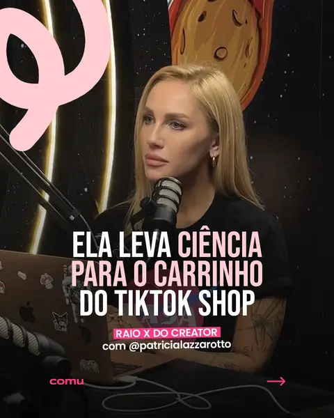 Ela já levou ciência pro espaço, e agora vai te mostrar como trazer mais consciência pro carrinho do TikTok Shop. Na terça, 19/08, às 19h, a @Patricia Lazzarotto vai estar ao vivo no TikTok da @Nevin • Shop Creator pra falar sobre vender bem-estar com responsabilidade e estratégia no digital. Um papo direto, sem achismos e com aquele toque de ciência que só ela sabe dar. Gratuito e cheio de insights 🧡 #tiktokshop #criadordeconteudo #vendas #afiliado #comu