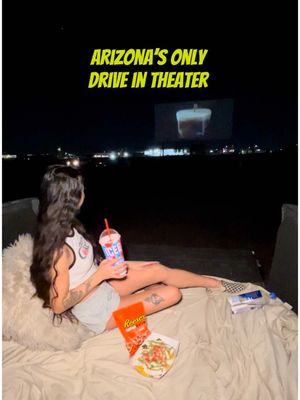 DRIVE-IN MOVIE & FREE MOVIE NIGHT?? 🎬🍿 Arizona only has ONE drive-in theater, and I just went for the first time to see the new Jurassic World!! I love that you can bring your own snacks and have a cute and comfy set up in your car or trunk 🚗 They do have a great selection of snacks like nachos, chicken, candy, alcoholic drinks and slushees!! 😮 It’s about to be perfect weather to sit outside of your car (it’s a little hot right now still) but it’ll be great just in time for the FREE movie night next month!! 📆 Thursday, September 18th  ⏰ Gates open at 6, movies begin at 8pm 🎥 Showing: Superman & Minecraft (more tbd)  Don’t miss out!! Head to the drive-in for a nostalgic night and unique date idea, friend hangout or family experience ✨  📍 Address: 5650 N 55th Ave, Glendale, AZ 85301 •  #phoenixarizona #azevents #thingstodoinaz #glendale #driveinmovie 