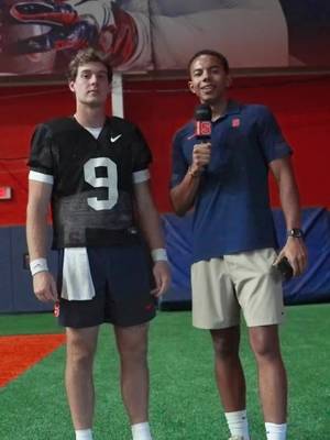 Meet your starting QB Orange Nation 🍊🎯 #cuse #syracuse #orange #football #steveangeli #CollegeFootball 