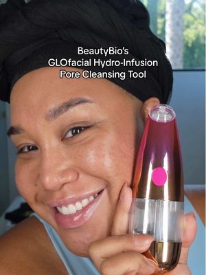 Okay this new skincare device is a NEEEED for your spa days at home! @beautybio’s GLOfacial Hydro-Infusion Pore Cleansing Tool has been a game changer in my skincare routine ❤️ #beautybiopartner #esthetician #skincaretips #skintok #facial 