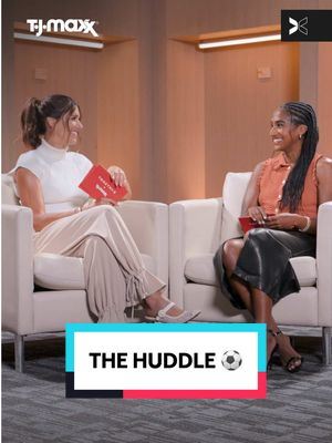 A Naomi Girma and @l@Alex Morgan reunion 🥹 Get to know them off the field in The Huddle ⚽