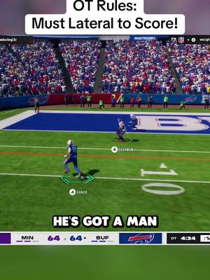 Overtime, but you have to lateral to score in Madden 26! #madden26 #madden #thegoosetv #fyp #gaming 