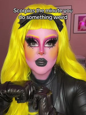 One strike, you’re out #dragqueens #dragqueen #scorpio #astrology #drag 