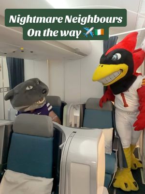 Looks like Flightageddon to us 😅 Nightmare next door neighbours are currently making their way over to Ireland 🇮🇪✈️  #MuchMoreThanAGame | #TouchdownDublin | #TouchdownIreland @Aer Lingus @kstatesports @K-State Football @Iowa State Football 
