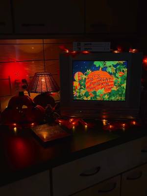 You guys…I fell victim to the kitchen CRT TV propaganda. 🤪📺 (and I have NO REGRETS!) I started getting videos talking about collecting physical media as well as switching back to less “smart” tech and looooved it! Over the last few years, I switched back to a radio alarm clock, started collecting more DVDs, and have been trying to be more thoughtful of my screen time as well (even creating a “focus mode” on my phone that only allows calls & texts that I call “landline mode”)! But then I started seeing people share about having kitchen TVs again and I instantly fell in love and started my search! These CRT TVs with the built in DVD players (or even VCRs) go for insane amounts now that they’re “vintage”, but I lucked out and found this one for $40 on FB marketplace and snatched it up so fast! I had to drive 45 minutes for it but it was 100% worth it. I got it set up yesterday and tested it with It’s the Great Pumpkin Charlie Brown and y’all…the VIBES! It literally made me squeal and almost tear up. 😂🥹🧡🎃✨ Next up, I want to find one of the under-cabinet radio/CD players!  Did you have a kitchen TV growing up?! 📺 #cozyvibes #kitchentv #cozyliving #dvd #vintagetv