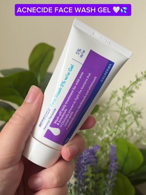 Let's talk acne treatments 🗣️💟🦋 💜 Acnecide Face Wash Gel is an effective wash-off spot treatment for mild facial acne, including blackheads + whiteheads. 💜 It contains 5% Benzoyl Peroxide which effectively kills up to 95% of spot-causing bacteria. 💜 The formulation combines benzoyl peroxide with a microsphere technology which helps absorb excess oil while releasing glycerin to help soften + hydrate the skin. Link in bio to shop 🛒💕