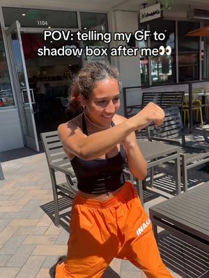 Who did it best?🤣👀 #couples #boxing #speed #foru #fyp 