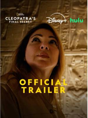 A legacy tarnished by history. A resting place lost for millennia. Nat Geo Explorer Kathleen Martinez has spent 20 years uncovering the secret history of Queen Cleopatra, and why Egypt’s last pharaoh wanted her tomb hidden. With the help of Titanic discoverer and fellow Nat Geo Explorer Bob Ballard, the Egyptian Navy, and a team of archaeologists and divers, she hopes to finally uncover the tomb of the world's first celebrity. Join the search in #CleopatrasFinalSecret, premiering Thursday, September 25 at 10/9c on National Geographic. Streaming on @Disney+ and @hulu.