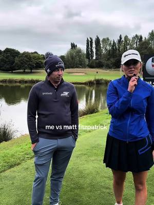 I TAKE ON MATT FITZPATRICK!!🤩😭🤯 #britishmasters #thebelfry #mattfitzpatrick #golf #fyp 