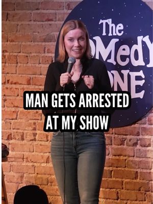 This was a first 😳 apparently after he got arrested he was trying to kick the cop car’s window out.  #standupcomedy #comedy #drunk #omg #fight  