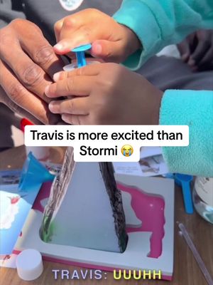 We all revert to childhood when these come out 😭 #travisscott #stormi 