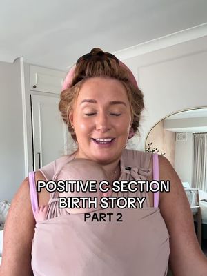 PART 2: my positive c section birth story. After a rough first birth and a HG pregnancy this was honestly the best feeling in the entire world and I’m so so grateful I got to experience things differently this time  #birthstory #positivebirthstory #csection #csectionmom #csectionrecovery 