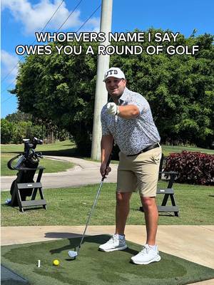 Who's getting a free round?!⛳️ #golf #name #series #viral #fyp 