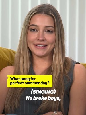 Every summer needs a soundtrack 😎 #MadelynCline & #KJApa from #TheMapThatLeadsToYou dropped their picks… what’s YOUR perfect somg for a summer day? ☀️ @Maddie Cline @user5087822279194