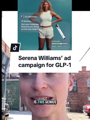 Serena Williams is in a new ad campaign for weight loss medication (GLP-1 from Ro), but this is a complex story with two very different sides. Is this a brave move to normalize the medication or a troubling message about the pressure put on women’s bodies? #advertising #marketing #adcampaign #advertisingtiktok #marketingtiktok 