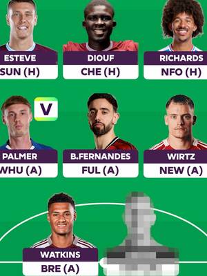 #FPL GW2 Team REVEAL! 👀 