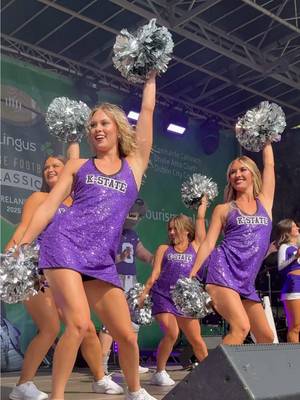 Come to the K-State Pep Rally with us 💜  Unbelievable scenes in Merrion Square today as the team got a hero’s welcome from their fans ahead of tomorrows @aerlingus College Football Classic match up 🏈☘️ #MuchMoreThanAGame | #TouchdownDublin | #TouchdownIreland @K-State Football @kstatesports 