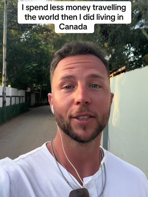 I spend less money travelling the world then I did living in Canada #fulltimetravel #travel #traveltheworld 