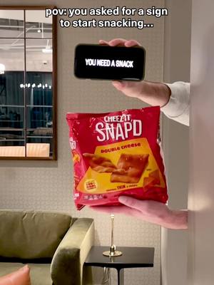 Time for grab some Cheez-It Snap’d chips. 