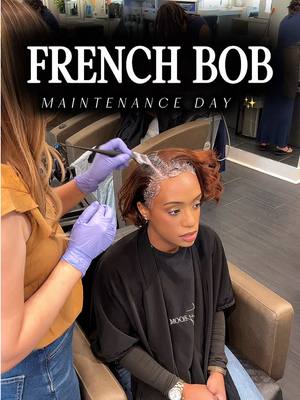 how do you maintain your hair look? 👀💕 i found an opportunity to use a sound bite from RHOA and took it 😭 #frenchbob #hairtransformation #RHOA #hairmaintenance 
