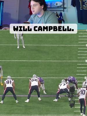 Will Campbell is that guy #nfl #football #fyp #footballanalysis #patriots 