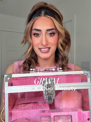 🎀Get ready with me for @tate mcrae’s concert 🎤💕 using the new @barbie x @quobeauty collab 💖✨ Obsessed with how Barbiecore this glam turned out 😍 Available now at @Shoppers Drug Mart 🎀 #BarbiexQuo #Barbiecore #GRWM #ConcertMakeup #QuoBeauty   @The NBP Group 